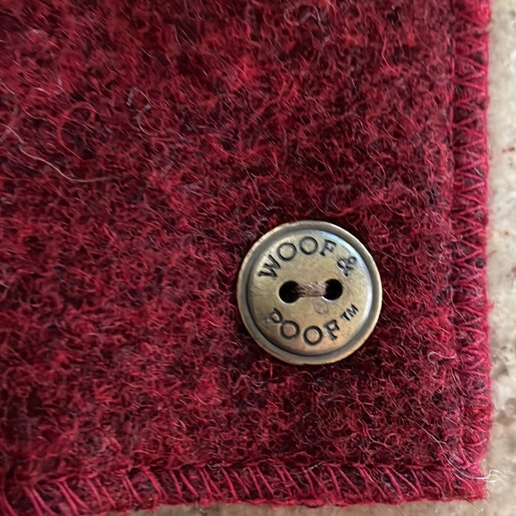 Felted Woof and Poof wool stuffed woodland Santa - Picture 5 of 6